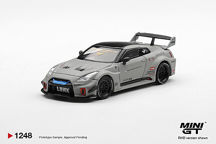Macheta MINI GT Nissan LB-Silhouette WORKS GT 35GT-RR Matt Grey MGT01248-L 1:64
