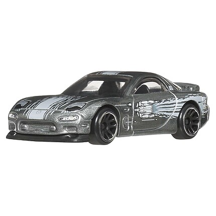 Hot Wheels Mazda RX-7 gri vedere frontala
