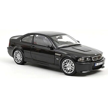 Macheta Auto BMW E46 M3 CSL Negru 1:18 Norev