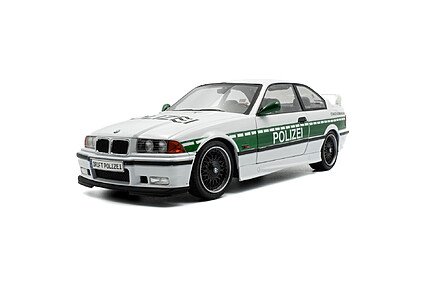 Macheta Solido BMW M3 E36 Drift Polizei alb verde S1803915 1:18