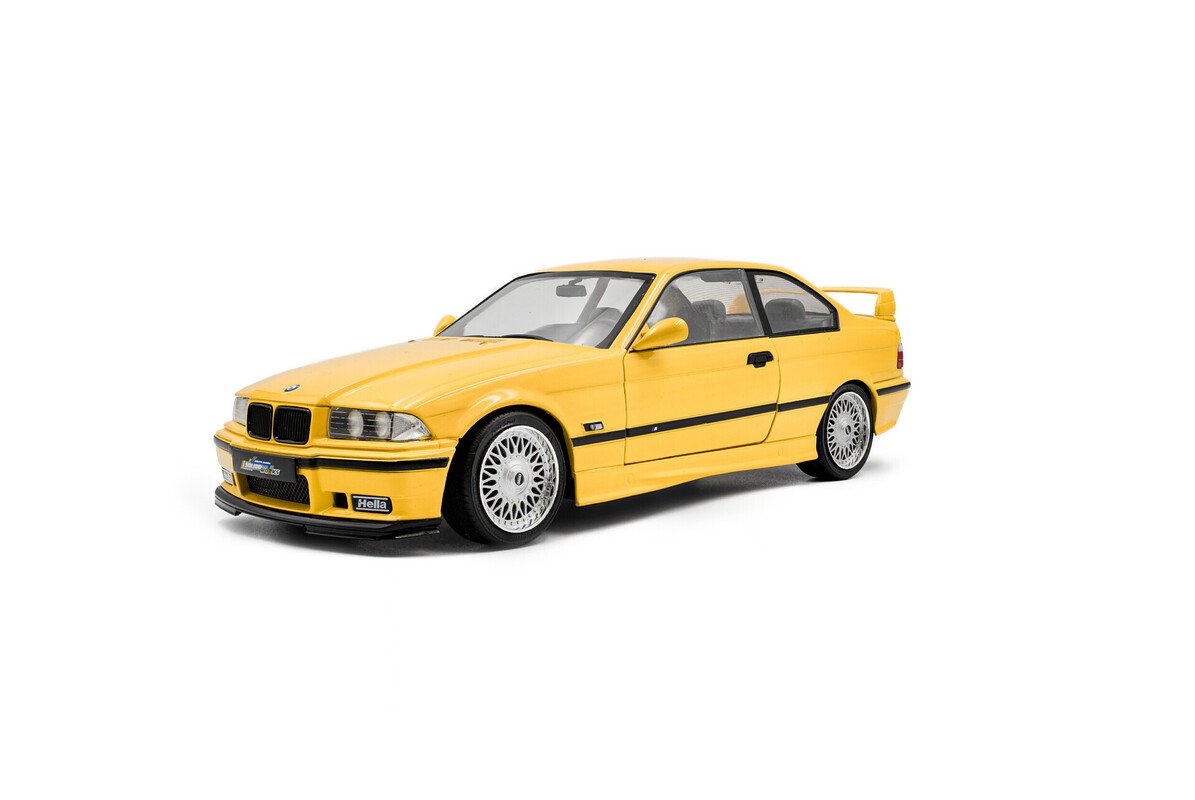 Macheta Solido BMW M3 E36 galben S1803917 1:18