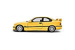 Solido BMW E36 M3 galben vedere laterala